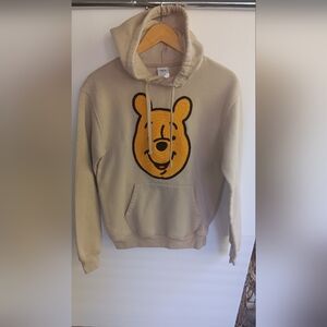 Disney Beige Hoodie with Bear Graphic